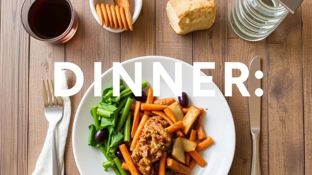 Dinner: Nourishing Your Body for the Night