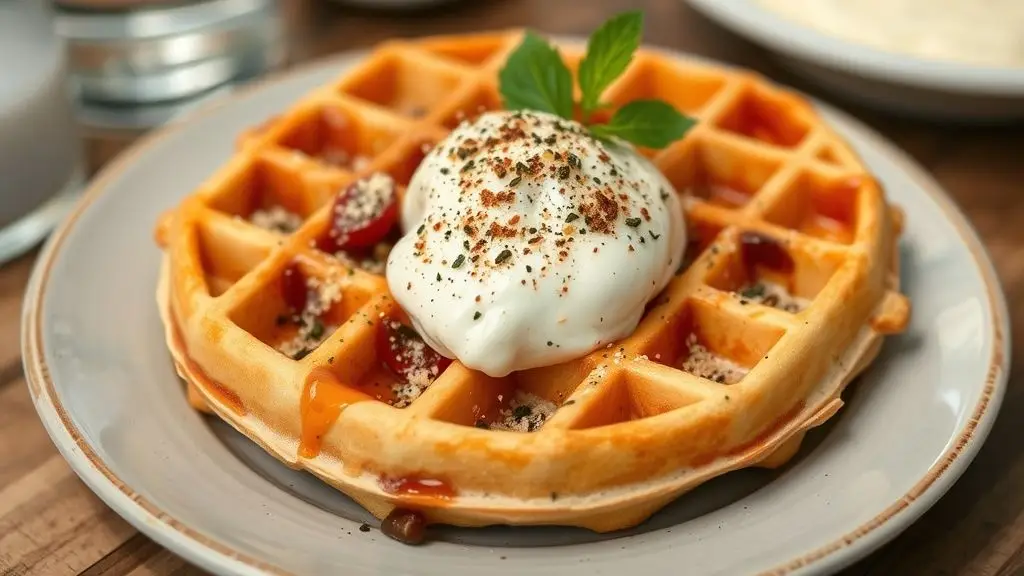 How to Make Delicious Savory Waffles