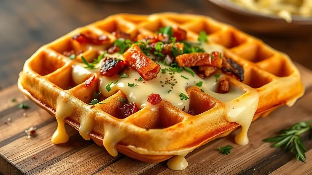 How to Make Savory Waffles