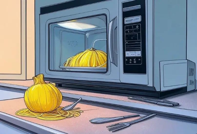 Microwave Method for Quick Spaghetti Squash