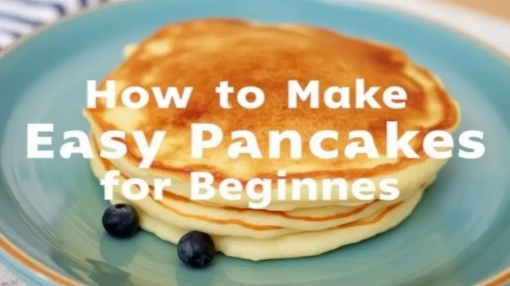 How to Make Easy Pancakes for Beginners